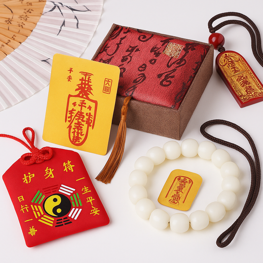 🏮 Taoist Feng Shui Smooth Life Set – For Safety & Prosperity