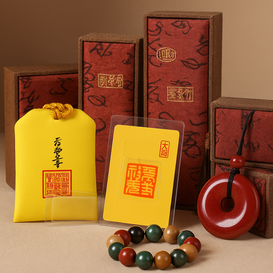💖 Taoist Love & Marriage Blessing Set – Handmade & Ritual Blessed